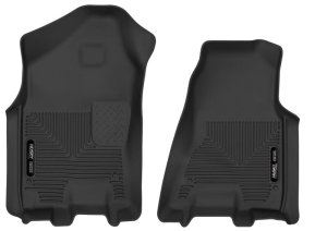Ram 1500 Crew Cab Floor Mats - Front - Husky Liners - WeatherBeater - Black - 2019